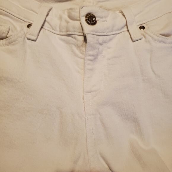 🔥 Kate Spade Play Hooky Broome Street White Skinny Jeans Women's 28 Mid Rise - Picture 9 of 16